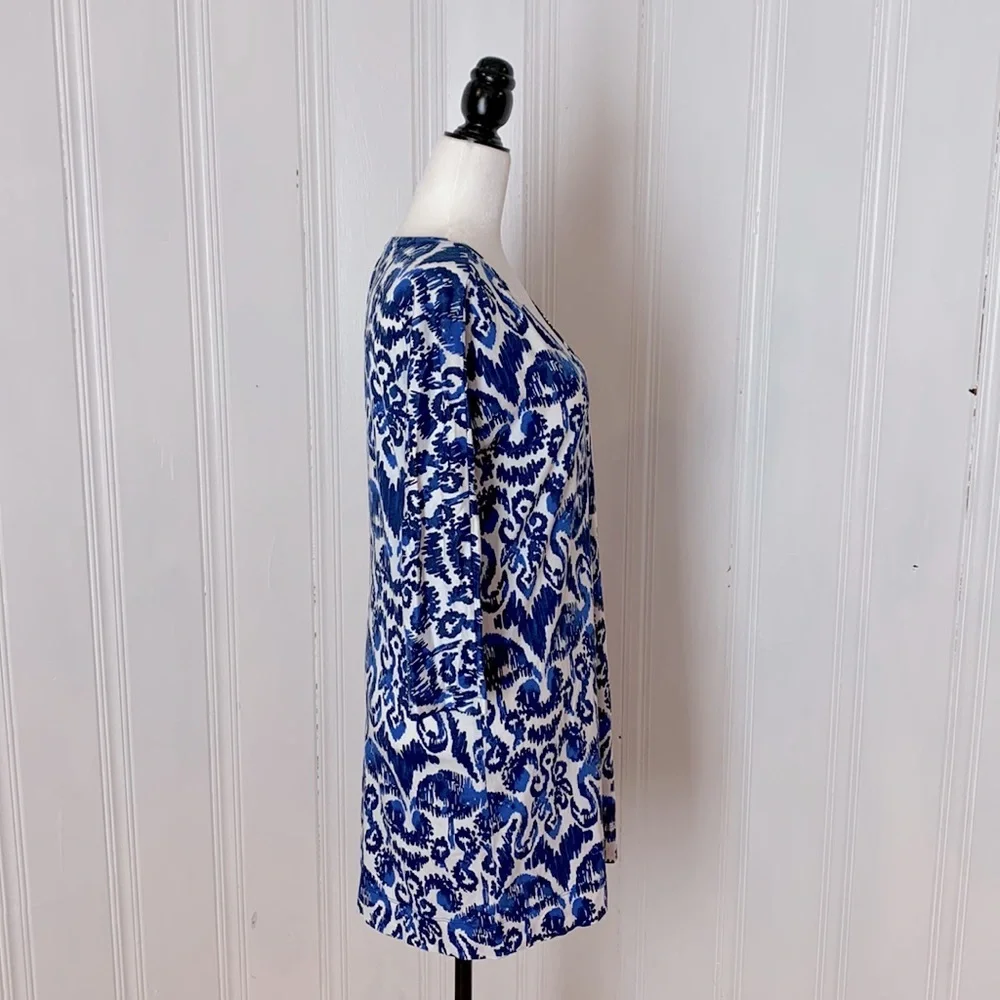 MWOT LILLY PULITZER blue flamingo patterned dress tunic 9.2 - Picture 2 of 8